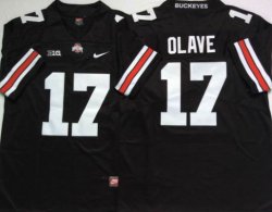 Ohio State Buckeyes #17 Olave black Limited Nike Football Jersey