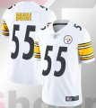 Nike Pittsburgh Steelers #55 Devin Bush white Color Rush Limited Jersey