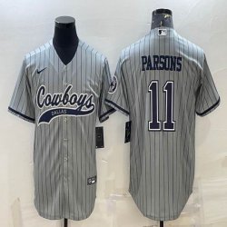 Nike Dallas Cowboys #11 Micah Parsons gary baseball jerseys Joint name-BD