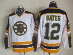 Reebok Boston Bruins Adam Oates 12# white CCM hockey jersey