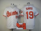 Baltimore Orioles DAVIS 19# white MLB Signature Jerseys