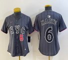 Youth Nike New York Mets #6 Starling Marte gray majestic mlb jerseys majestic baseball jerseys 01