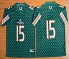 Miami Hurricanes Brad Kaaya 15 NCAA Football Jerseys - Green