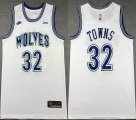 Nike Minnesota Timberwolves #32 Karl-Anthony Towns white NBA jersey-XD