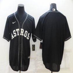 Nike Houston Astros blank black majestic baseball jerseys