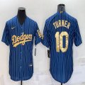 Nike Los Angeles Dodgers #10 Justin Turner throwback baseball jerseys