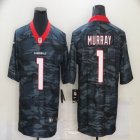 Arizona Cardinals #1 Kyler Murray black camo Color Rush Limited Jersey-BD