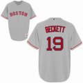 Boston Red Sox 19 Josh Beckett gray mlb jersey