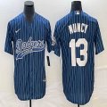 Nike Los Angeles Dodgers #13 Max Muncy blue majestic baseball Jerseys Joint name -BD 05