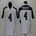 Dallas Cowboys #4 Dak Prescott Nike White Color Rush Limited Jersey-BD