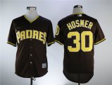 San Diego Padres #30 Eric Hosmer brown majestic baseball jersey