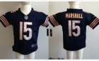 Nike Chicago Bears #15 Brandon Marshall Game Blue Children NFL Jerseys