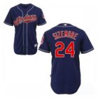 Cleveland Indians 24 Sizemore blue MLB Jerseys