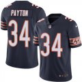 Nike Chicago Bears #34 Walter Payton dark blue Color Rush Limited Jerseys