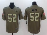 Nike Raiders 52 Khalil Mack green gold fashion Color Rush Limited Jersey