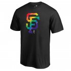 Men's San Francisco Giants Fanatics Branded Pride Black T-Shirt