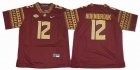 Florida State Seminoles #12 Alex Hornibrook College Football Jerseys