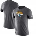 Jacksonville Jaguars Nike Essential Logo Dri-FIT Cotton T-Shirt - Heather Charcoal