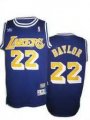 Los Angeles Lakers 22 BAYLOR blue jersey