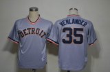 Detroit Tigers #35 Justin Verlander Grey MLB Jerseys