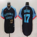 National League Shohei Ohtani Nike Navy 2024 MLB All-Star Game Limited Player Jersey 01