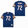 Chicago Bears #72 William Perry Throwback Blue NFL Jerseys