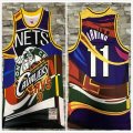 Cleveland Cavaliers #11 Irving purple yellow fashion throwback nba jerseys