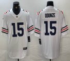 Nike Chicago Bears #15 Rome Odunze white Color Rush Limited Jersey