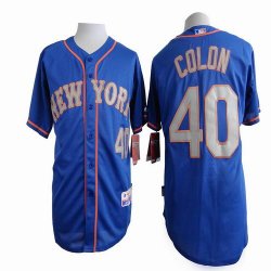 New York Mets #40 Bartolo Colon blue mlb jerseys