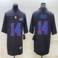 Nike Buffalo Bills #14 Stefon Diggs black throwback Color Rush Limited Jersey-BD