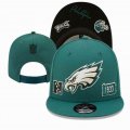 2023 Philadelphia Eagles black green NFL Snapback Hats-YD