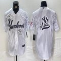 Nike New York Yankees blank white MLB baseball Jersey Joint name -BD 10