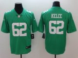 Nike Philadelphia Eagles #62 Jason Kelce light green Color Rush Limited Jersey