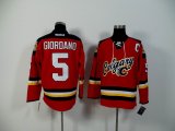 2015 Calgary Flames #5 Mark Giordano red nhl Hockey jersey