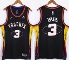 Nike Phoenix Suns #3 Chris Paul black NBA basketball Jersey-XD