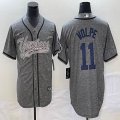 Nike New York Yankees #11 Anthony Volpe Hemp Gray majestic baseball Jerseys Joint name 02