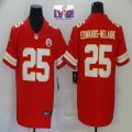 Nike Kansas City Chiefs #25 Edwards-Helaire red Color Rush Limited Jerseys