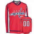 Reebok Washington Capitals Customized Authentic Red Home Man NHL Jersey