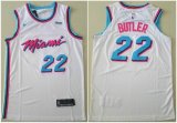 Nike Miami Heat #22 Jimmy Butler white nba basketball jerseys-ty