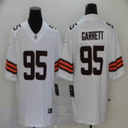 Cleveland Browns #95 Myles Garrett white Nike Color Rush Limited Jerseys-BD