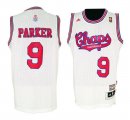 San Antonio Spurs 9#Tony Parker ABA Hardwood Classic Swingman Jerseys