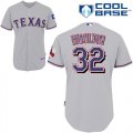 Texas Rangers Josh Hamilton 32 gray kid mlb jersey