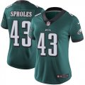 Women nike Philadelphia Eagles #43 Darren Sproles green Color Rush Limited Jersey