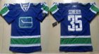 Vancouver Canucks #35 Cory Schneider Blue NHL 3rd Jerseys