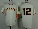 San Francisco Giants #12 Joe Panik beige MLB baseball Jerseys