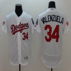 2016 Los Angeles Dodgers 34 Fernando Valenzuela white Flexbase Authentic Collection Jersey