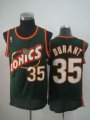 Seattle Supersonic 35 Kevin Durant black NBA Jerseys