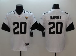 Jacksonville Jaguars #20 Ramsey white nike Color Rush Limited Jersey