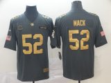 Nike Bears #52 Khalil Mack Salute To Service Color Rush Limited Jersey