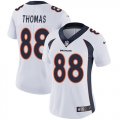 Women Nike Denver Broncos 88 Thomas white Color Rush Limited Jersey